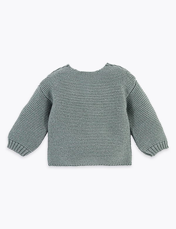 Pom Pom Cardigan (0-3 Yrs)