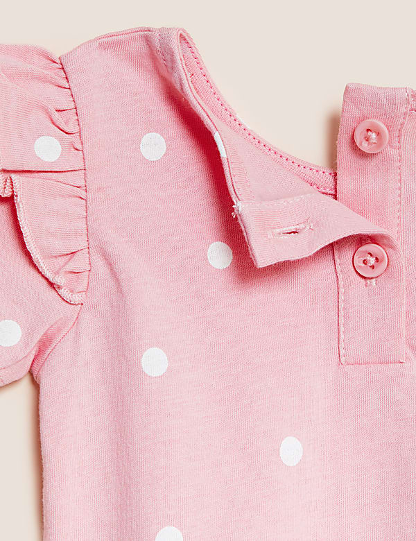 Pure Cotton Polka Dot T-Shirt (0-3 Yrs)