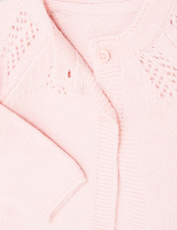 Cotton Knitted Cardigan (0-3 Yrs)