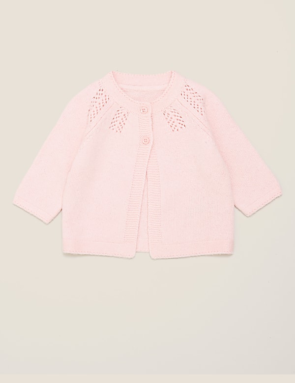 Cotton Knitted Cardigan (0-3 Yrs)