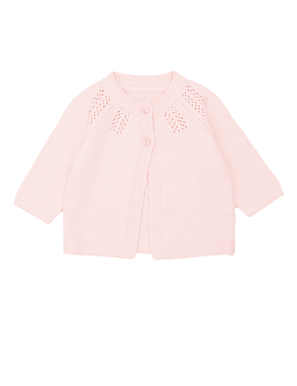 Cotton Knitted Cardigan (0-3 Yrs)