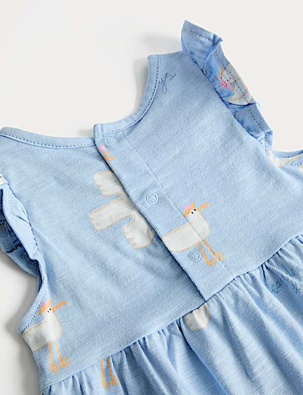 Set van 3 zuiver katoenen rompertjes (0-3 jaar) - BE