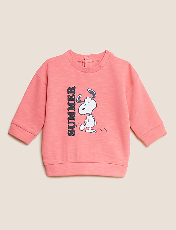 Pure Cotton Snoopy™ Sweatshirt (0-3 Yrs)