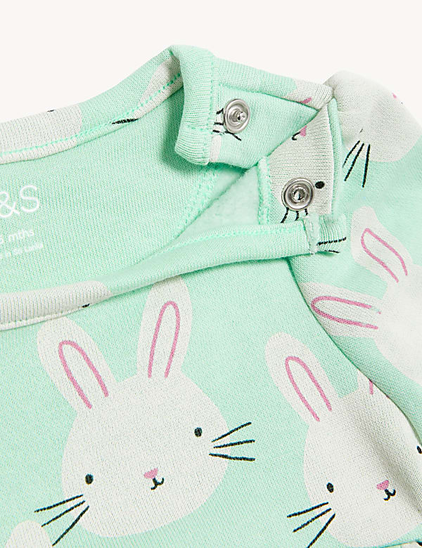 Cotton Rich Bunny Print Dress