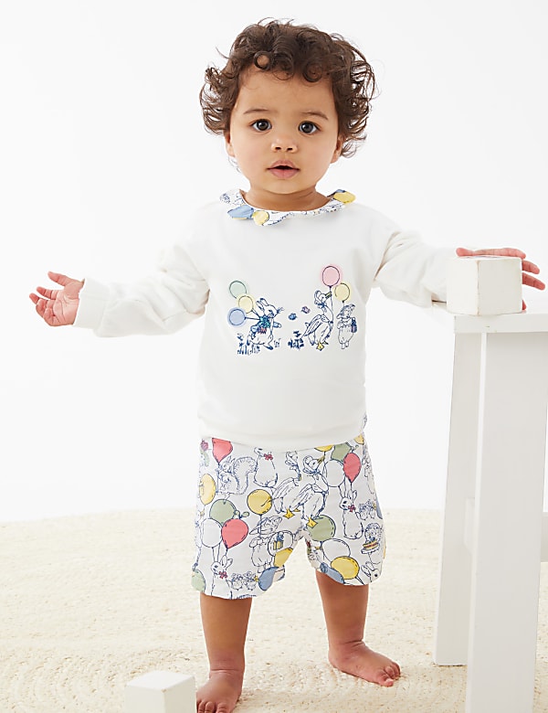 2pc Cotton Rich Peter Rabbit™ Outfit (0-3 Yrs)
