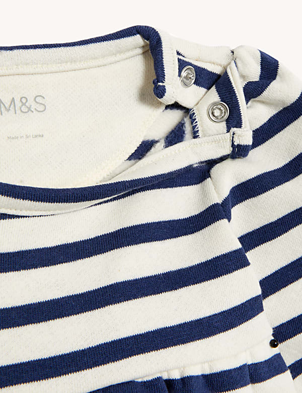 Cotton Rich Striped Dress