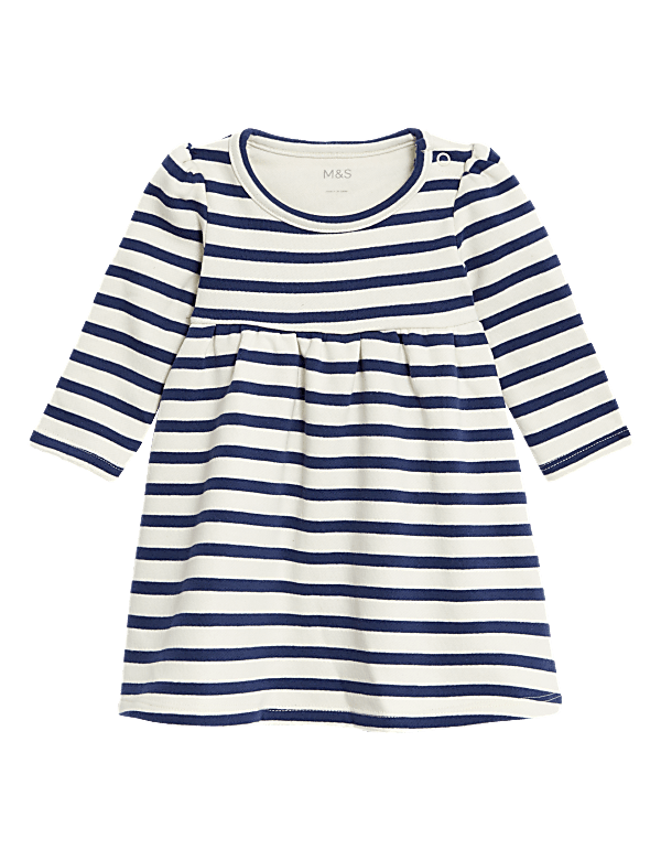 Cotton Rich Striped Dress