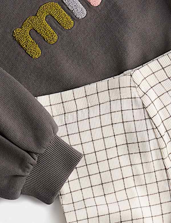 2pc Cotton Rich Miffy™ Sweat Outfit (0-3 Yes) - CN