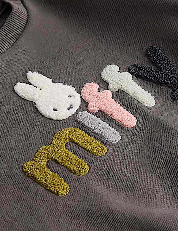2pc Cotton Rich Miffy™ Sweat Outfit (0-3 Yes) - CN