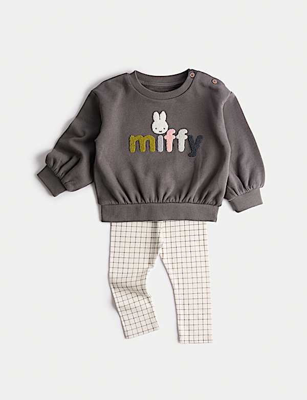 2pc Miffy™ Sweatshirt & Legging Outfit (0-3 Yrs) - VN