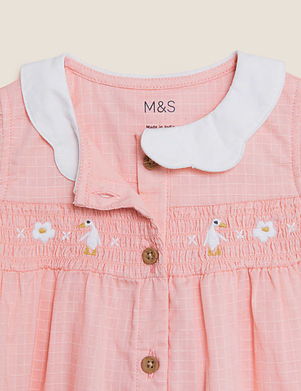 Pure Cotton Duck Dress (0-3 Yrs)