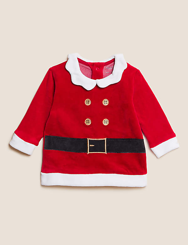 3pc Cotton Rich Santa Outfit