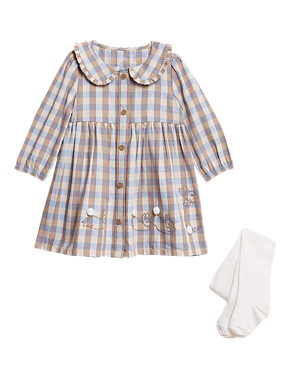 2pc Peter Rabbit&trade; Dress & Tights Outfit