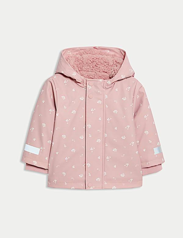 Ditsy Hooded Fisherman Jacket (3 Mths-3 Yrs) - US