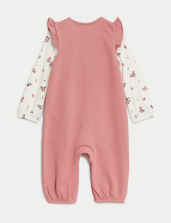 2pc Cotton Rich Floral Outfit (0-3 Yrs)