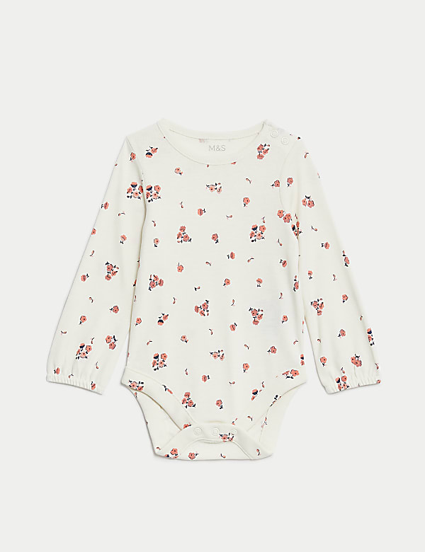 2pc Cotton Rich Floral Outfit (0-3 Yrs)