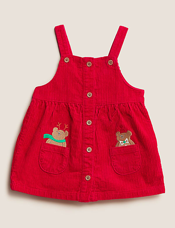 3pc Cotton Rich Bear Print Outfit