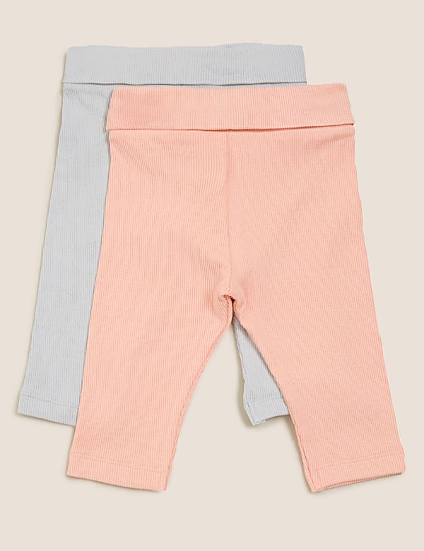 2pk Cotton Leggings