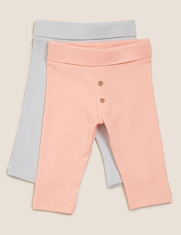 2pk Cotton Leggings