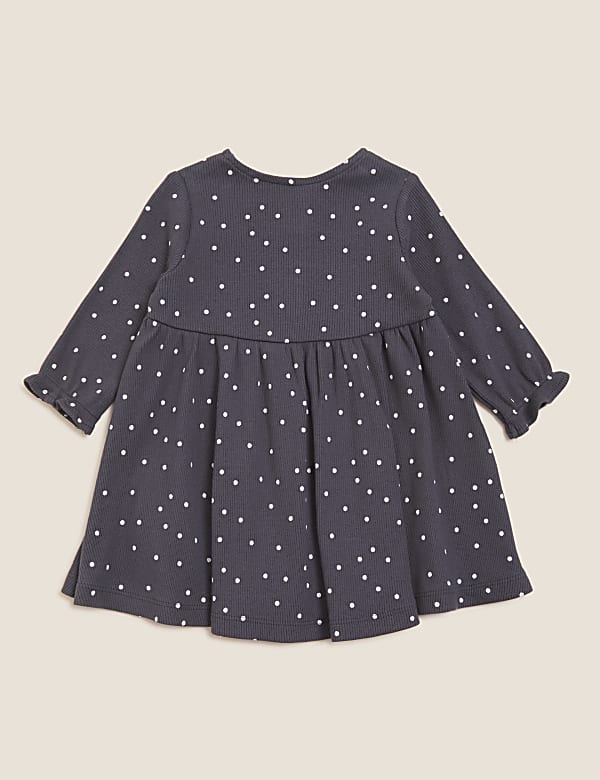 2pc Cotton Rich Spot Outfit (0-3 Yrs)