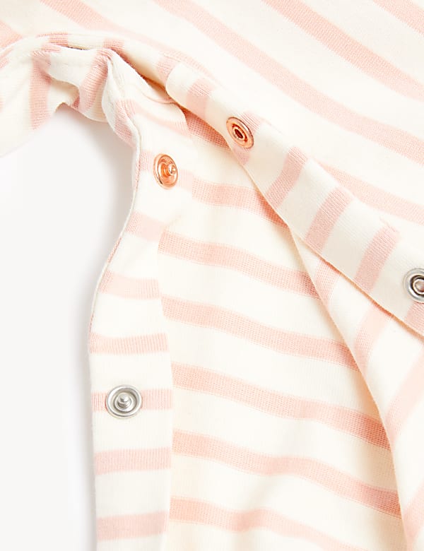 Pure Cotton Striped Dungarees