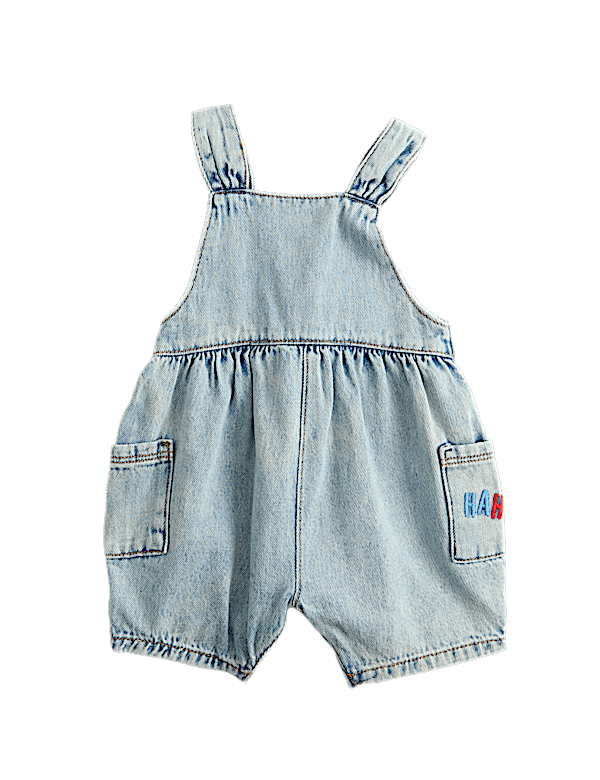 Pure Cotton Denim Romper (0-3 Yrs)