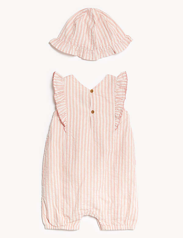 Pure Cotton Peter Rabbit™ Striped Romper