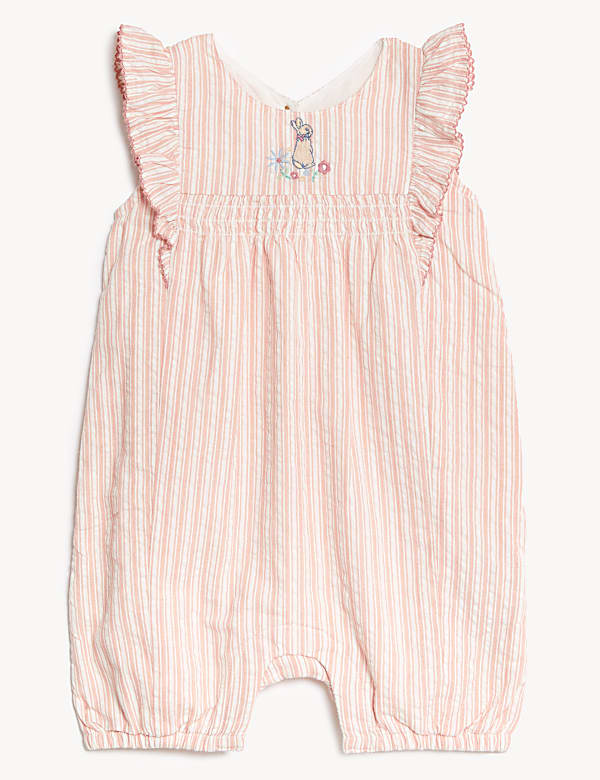 Pure Cotton Peter Rabbit™ Striped Romper
