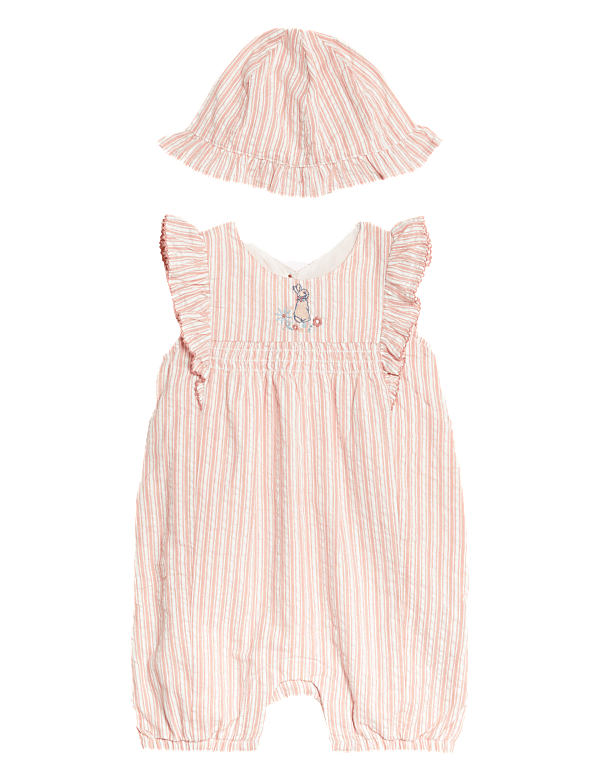 Pure Cotton Peter Rabbit™ Striped Romper