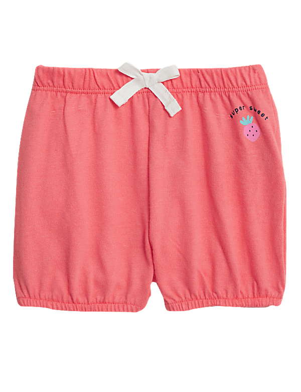 Pure Cotton Super Sweet Slogan Shorts (0-3 Yrs)