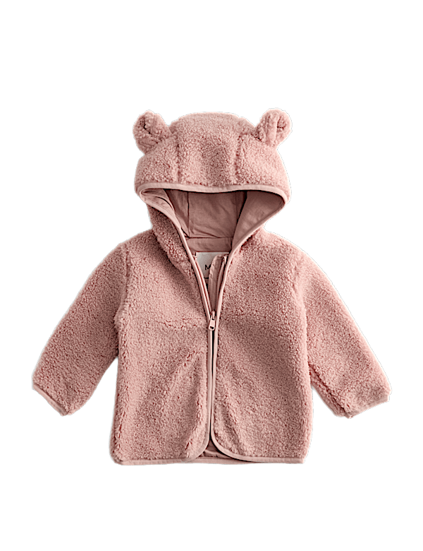 Borg Ears Hooded Jacket (1-36 Mths)
