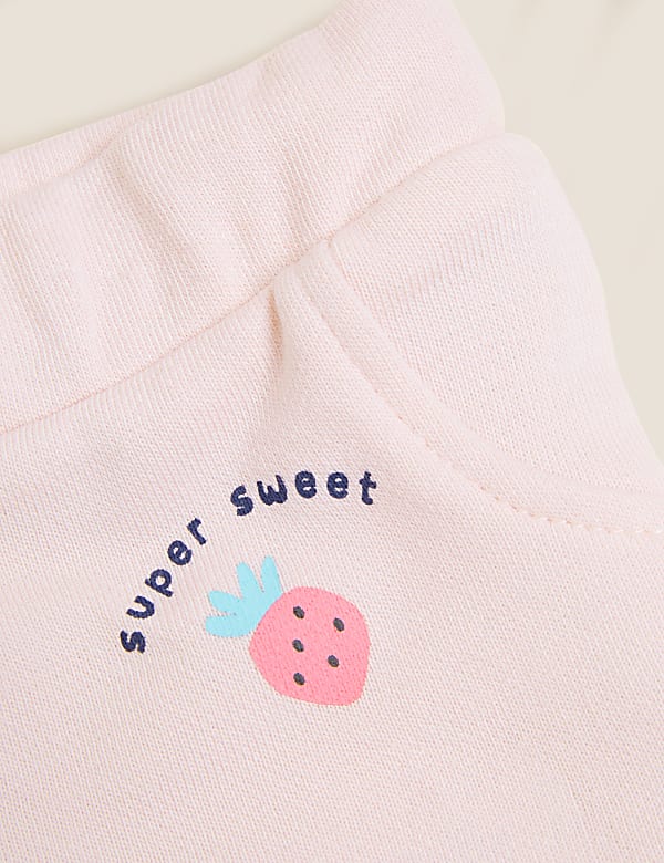 Cotton Rich Super Sweet Slogan Shorts (0-3 Yrs)