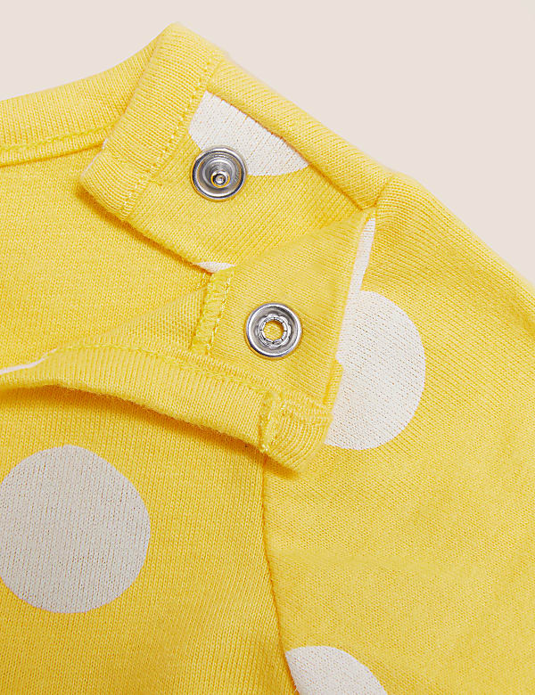 Pure Cotton Spot Print Dress (0 - 3 Yrs)