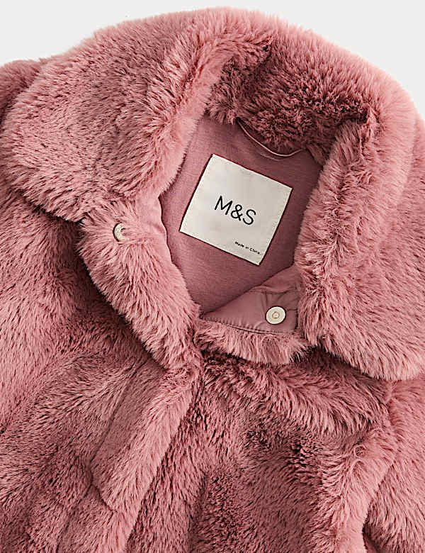 Faux Fur Collared Jacket (0-5 Yrs)