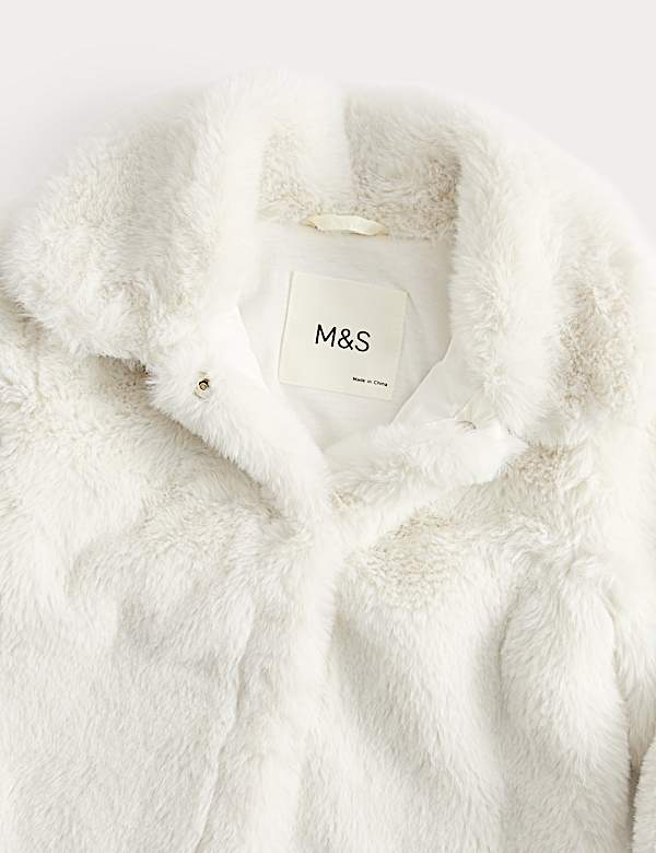 Faux Fur Collared Jacket (0-5 Yrs)