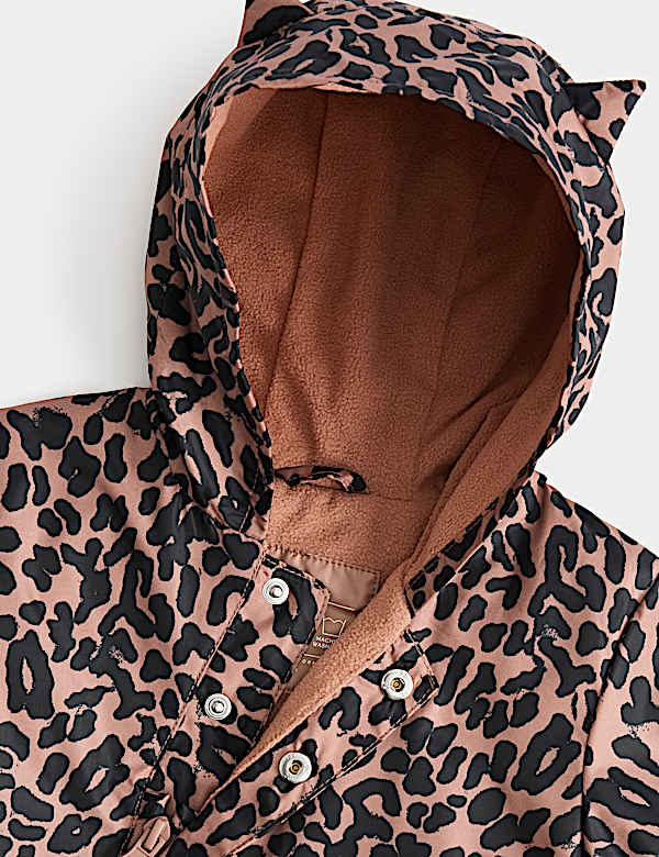 Puddlesuit mit Leopardenmuster (6 Monate&ndash;3 Jahre) - AT