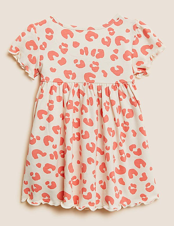 Pure Cotton Leopard Dress