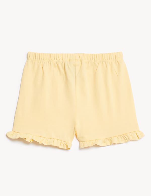 Pure Cotton Frill Shorts (0-3 Yrs)