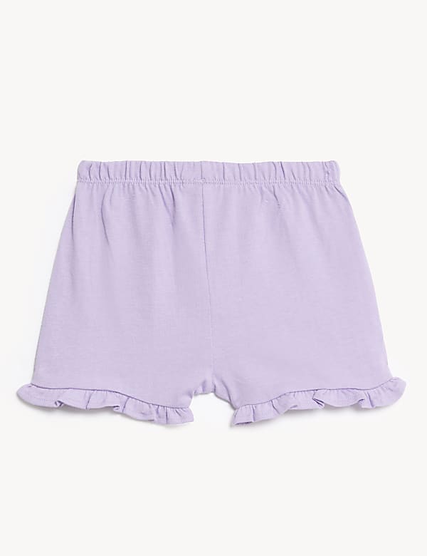 Pure Cotton Frill Shorts (0-3 Yrs)