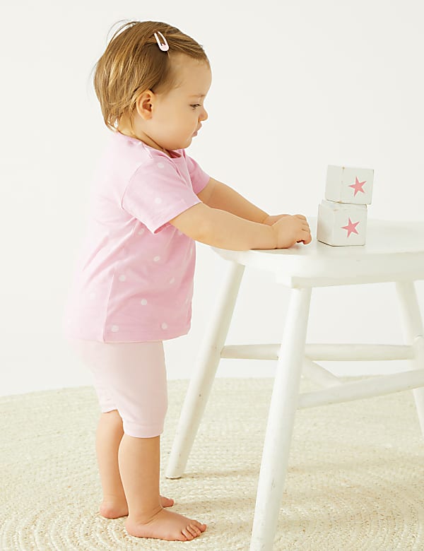 Pure Cotton Spot T-Shirt (0-3 Yrs)