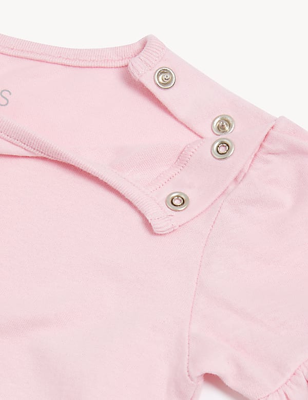 Pure Cotton Frill T-Shirt (0-3 Yrs)