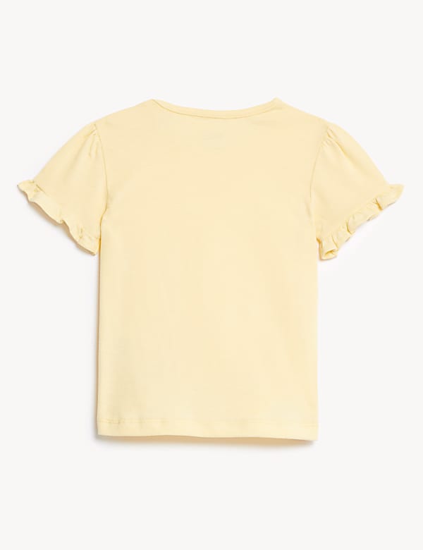 Pure Cotton Frill T-Shirt (0-3 Yrs)