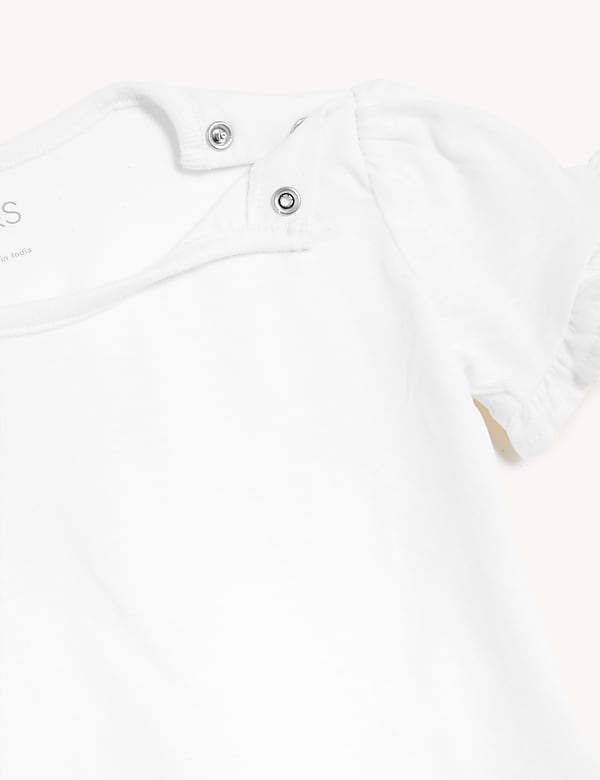 Pure Cotton Frill T-Shirt (0-3 Yrs)