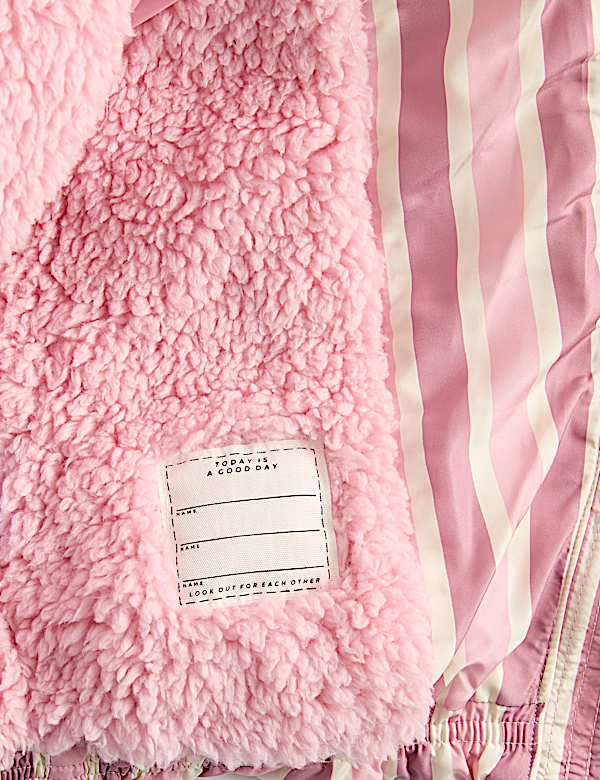 Striped Midweight Padded Coat (0-5 Yrs)