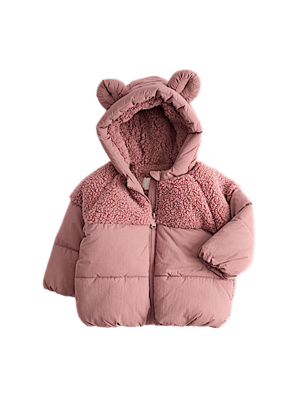 Midweight Padded Panelled Coat (0-5 Yrs)