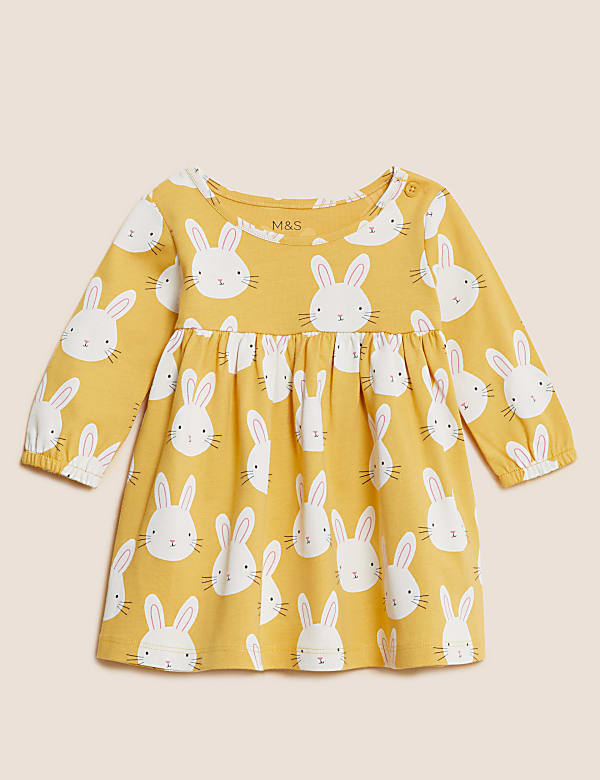 Pure Cotton Bunny Print Dress