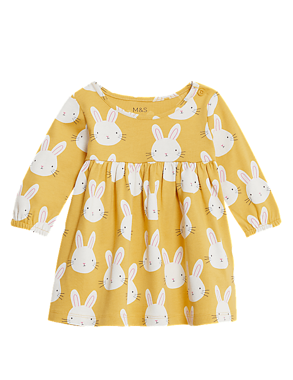 Pure Cotton Bunny Print Dress