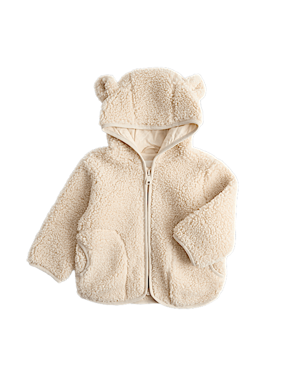 Hooded Borg Jacket with Ears (0-4 Yrs)