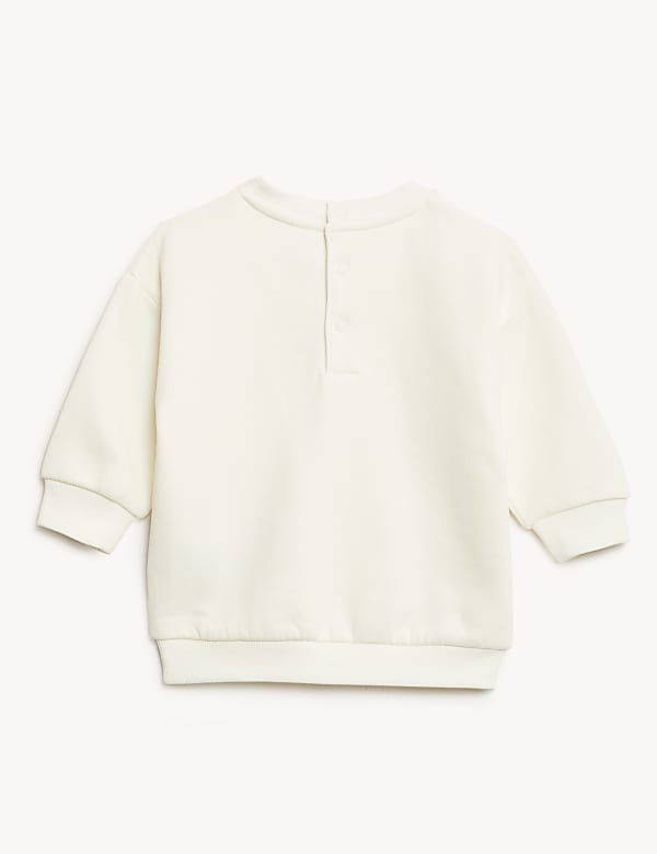 Cotton Rich Smile Slogan Sweater