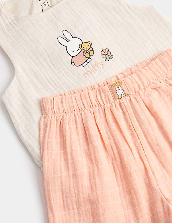 2 Piece Pure Cotton Miffy&trade; Outfit (0-3 Yrs) - NL